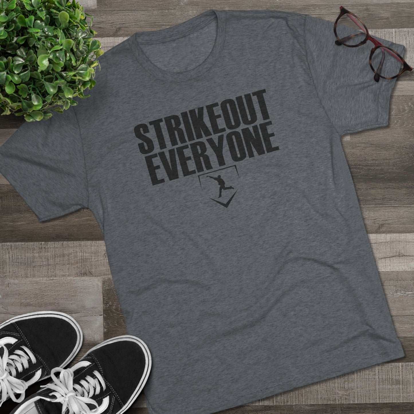 Strikeout Everyone Graphic Tee - Black Lettering