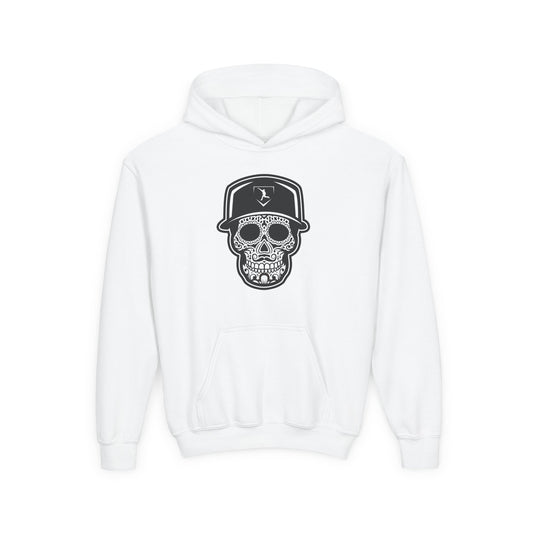 Youth | Day of the Dead | Black and White Skull Hoodie