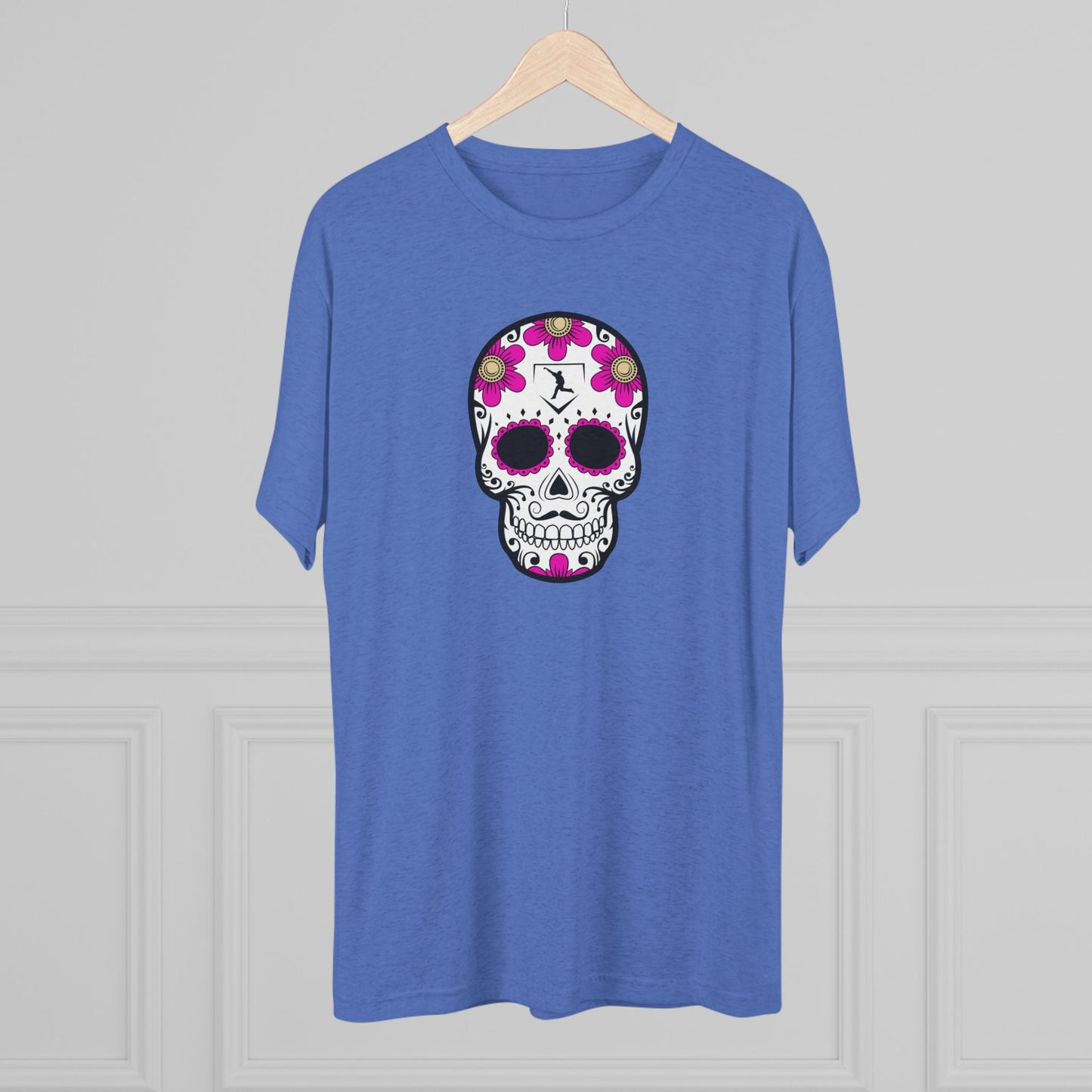 Day of the Dead | Pink Flower Skull Graphic Tee