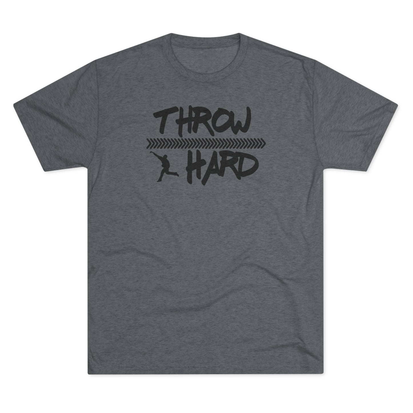 Throw Hard Graphic Tee - Black Lettering