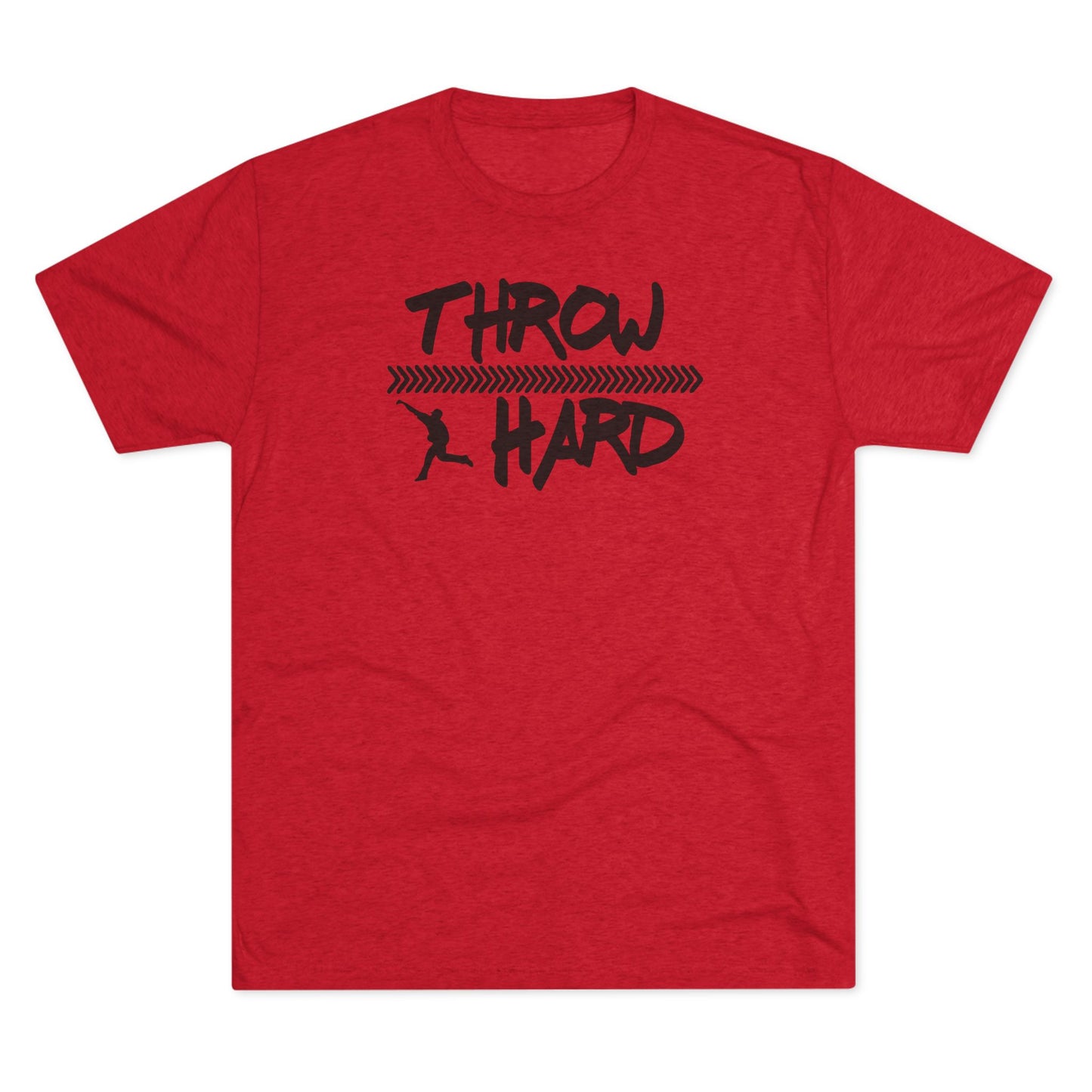 Throw Hard Graphic Tee - Black Lettering