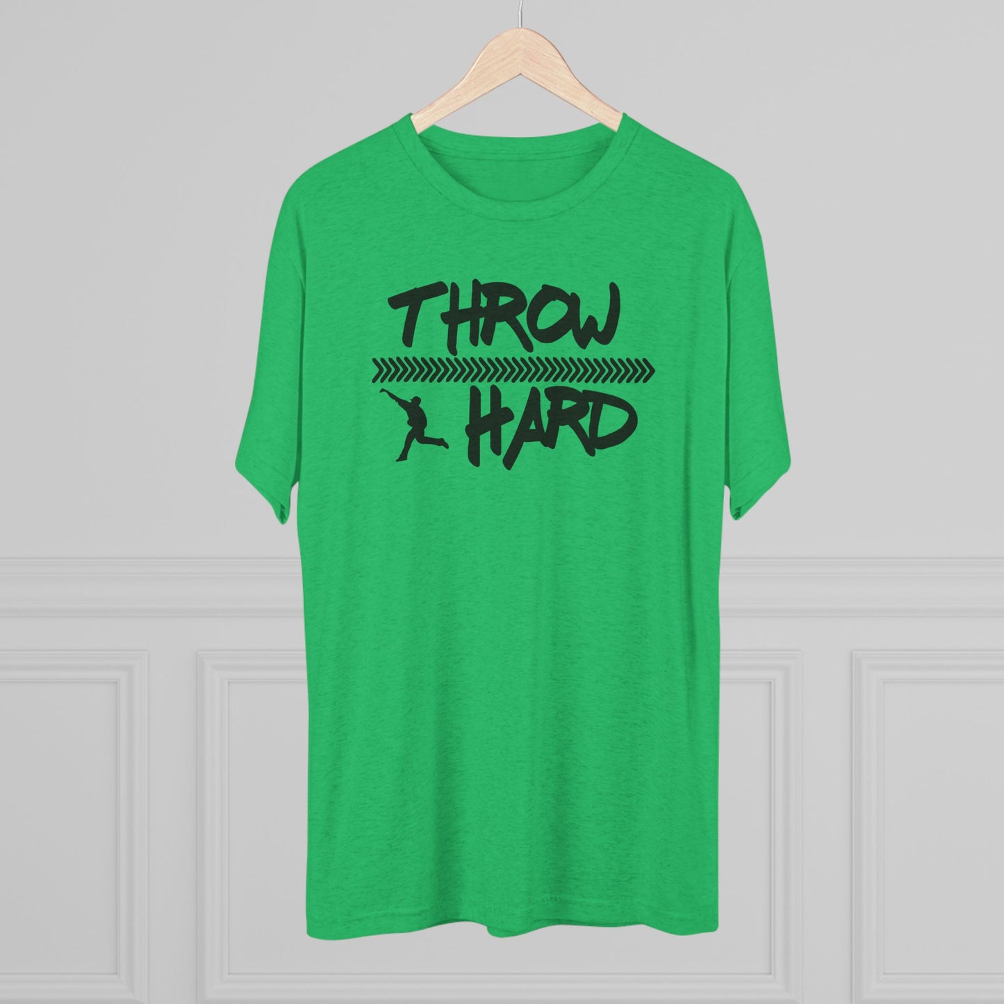 Throw Hard Graphic Tee - Black Lettering