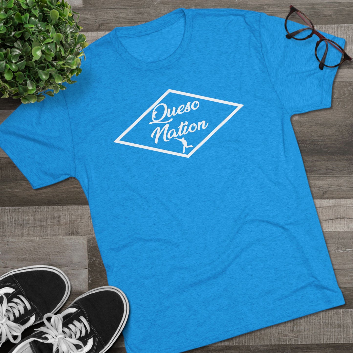 Queso Nation Graphic Tee - White Lettering
