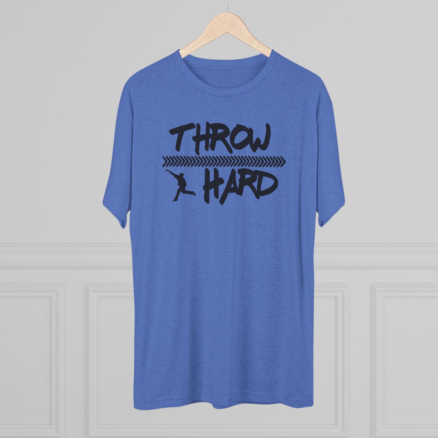 Throw Hard Graphic Tee - Black Lettering