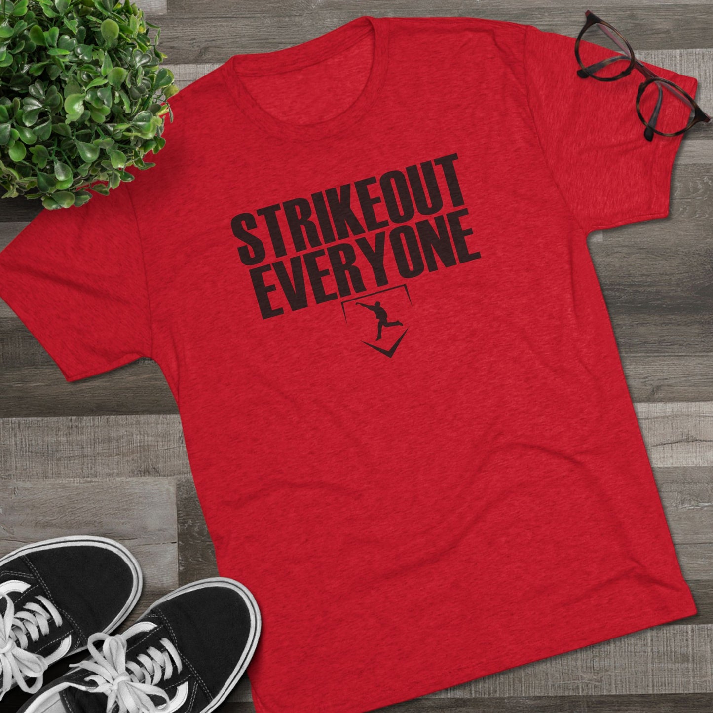 Strikeout Everyone Graphic Tee - Black Lettering