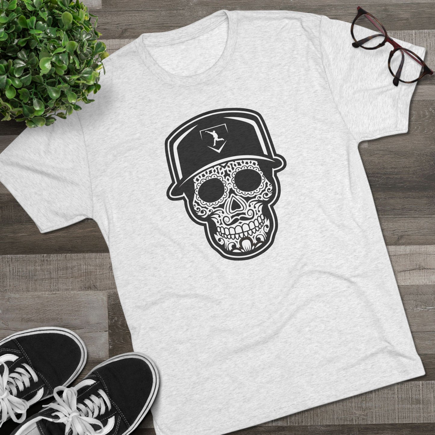 Day of the Dead | Black Skull Graphic Tee