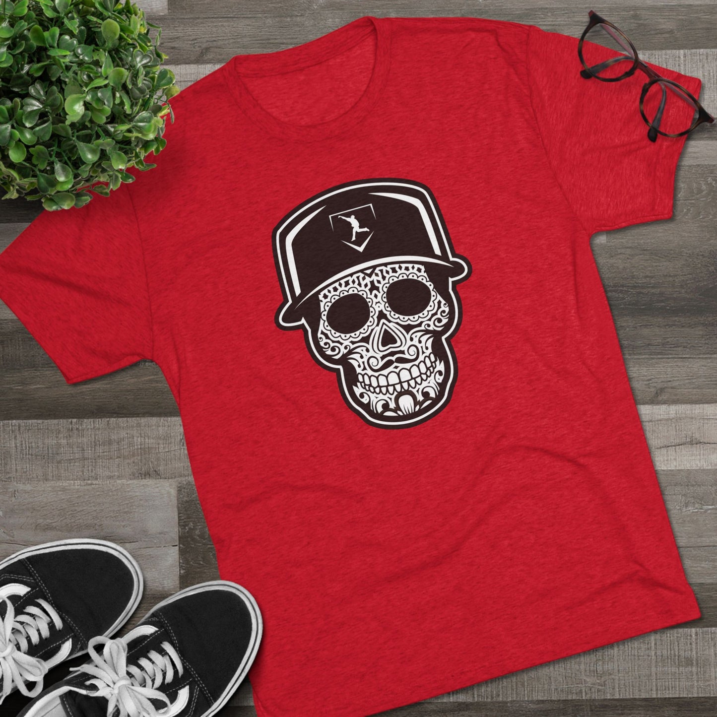 Day of the Dead | Black Skull Graphic Tee