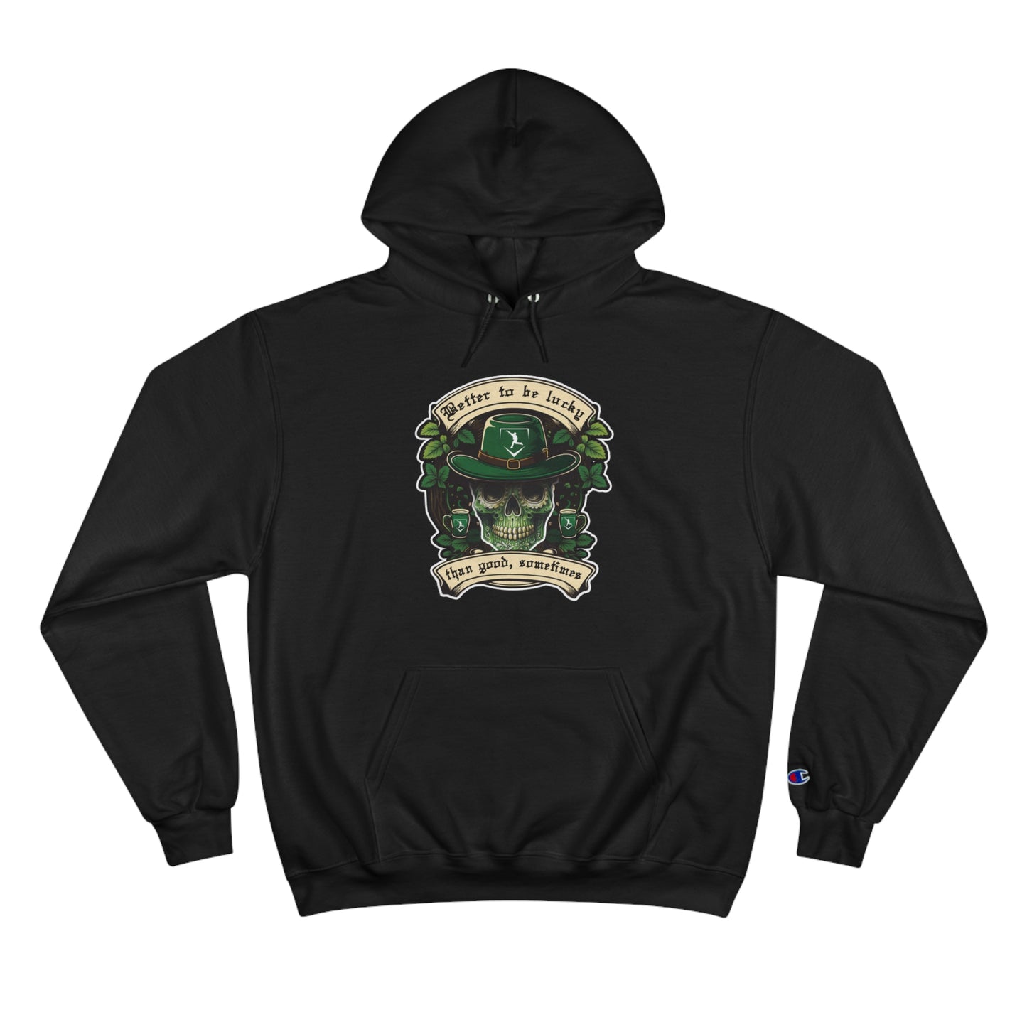 Day of the Dead | St Patty's Day Skull Hoodie