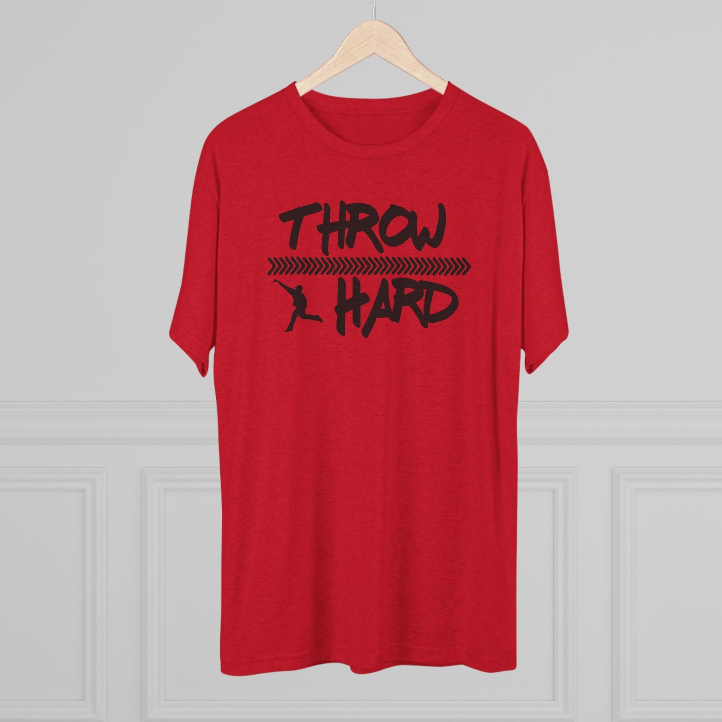 Throw Hard Graphic Tee - Black Lettering