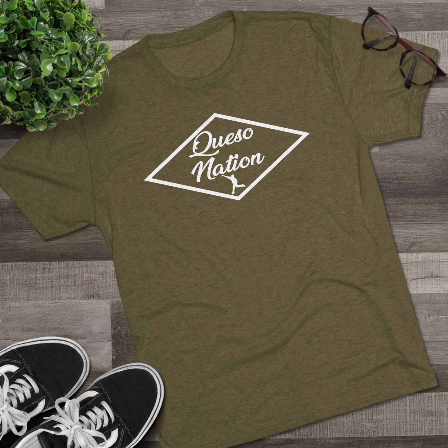 Queso Nation Graphic Tee - White Lettering