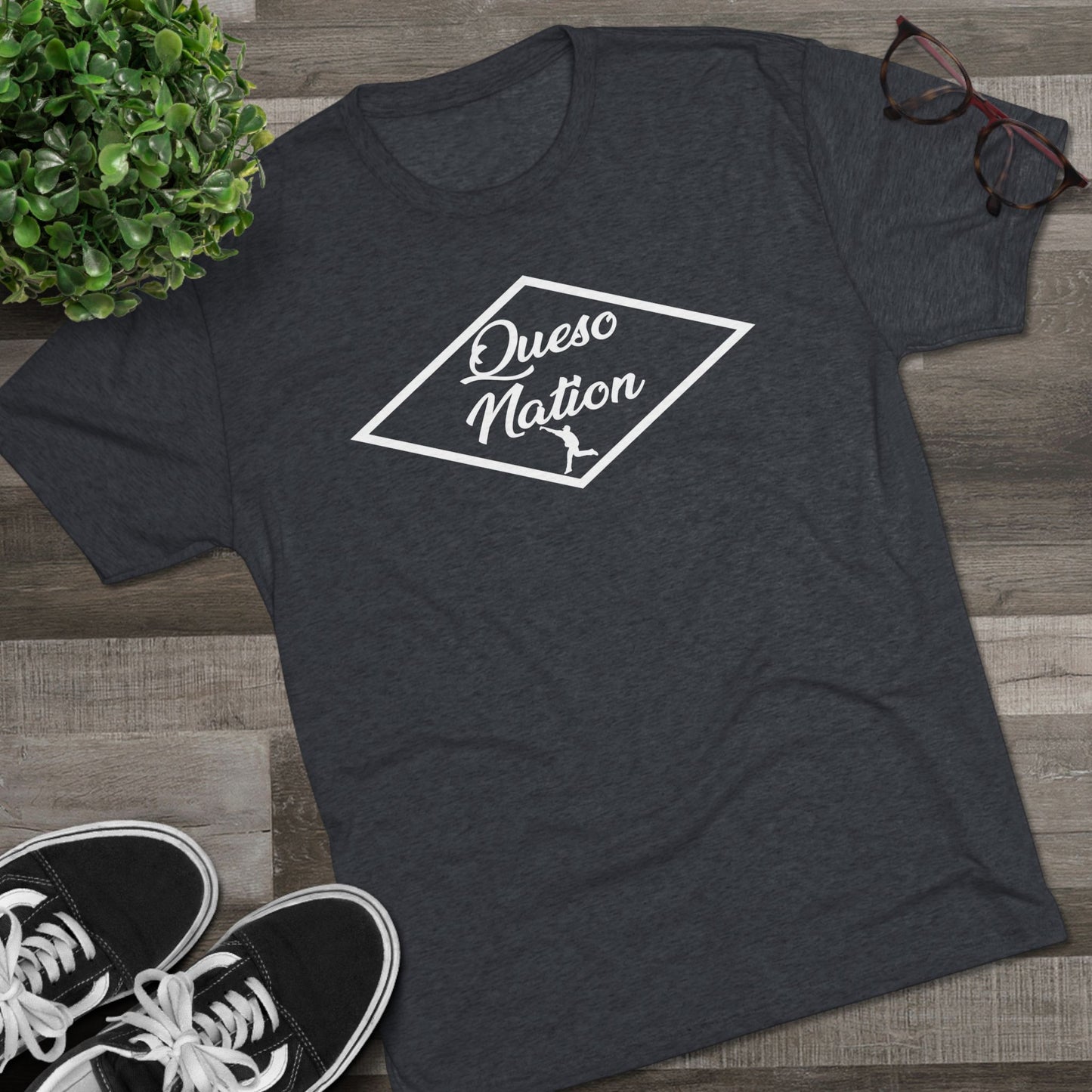 Queso Nation Graphic Tee - White Lettering