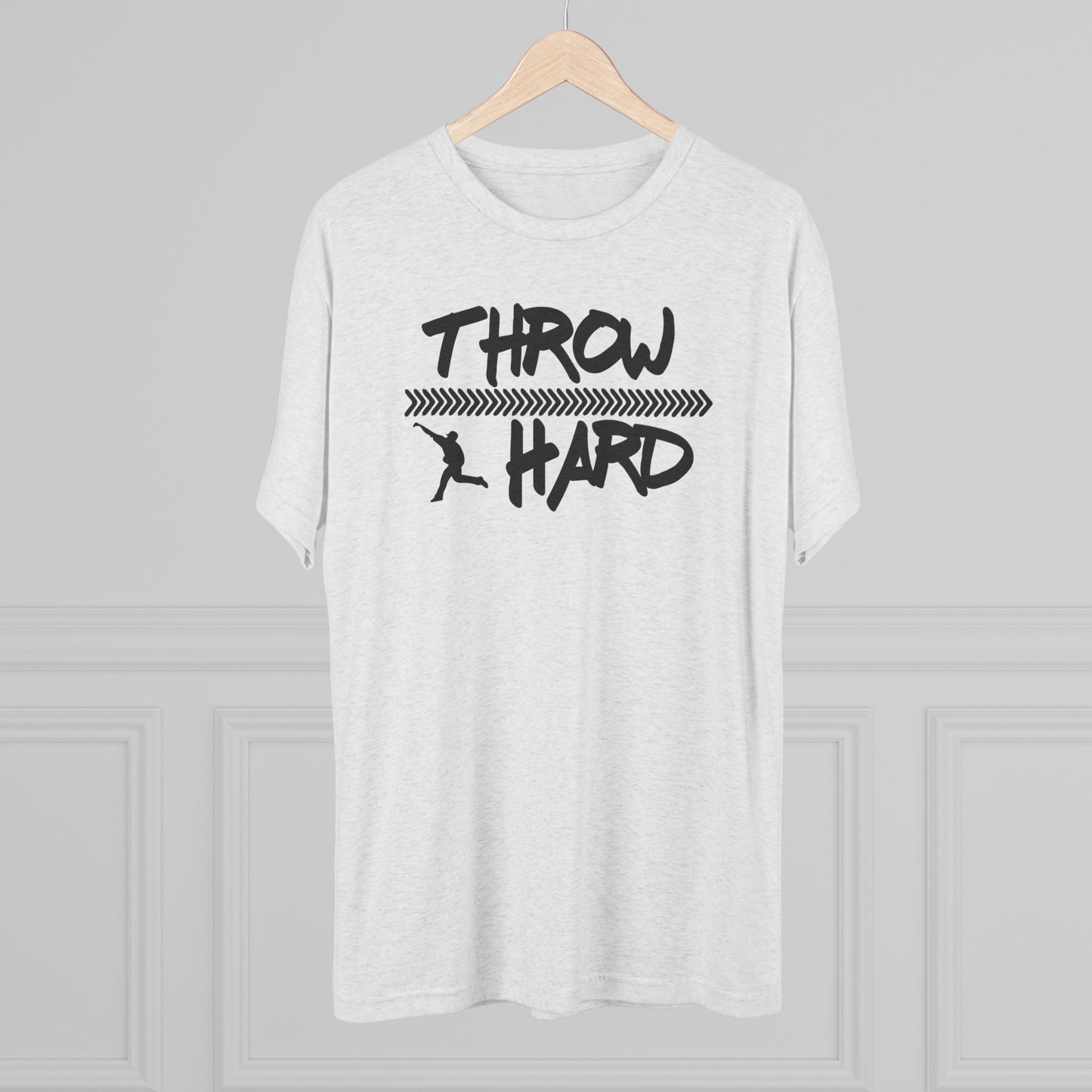 Throw Hard Graphic Tee - Black Lettering