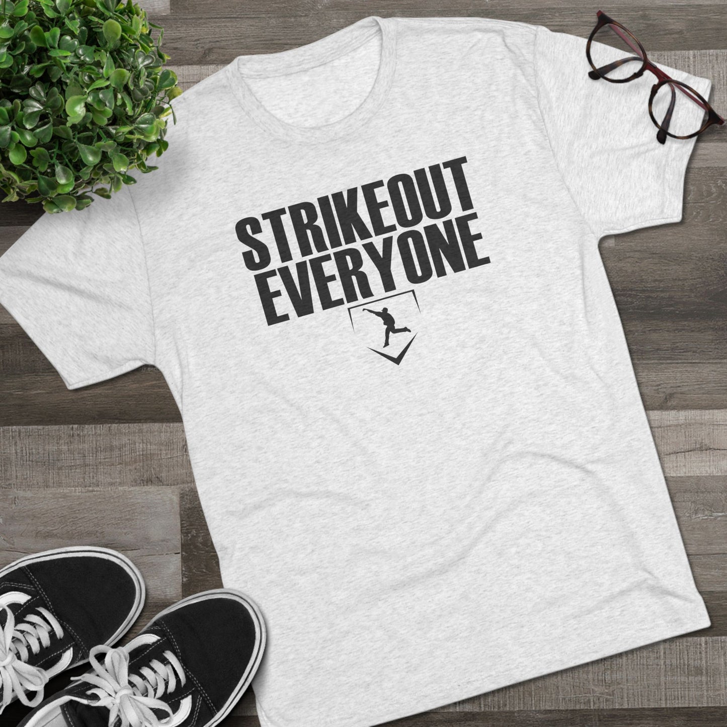 Strikeout Everyone Graphic Tee - Black Lettering