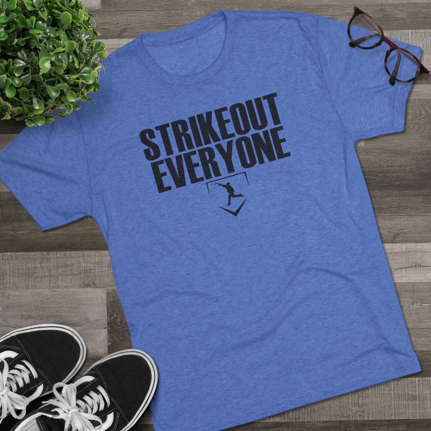 Strikeout Everyone Graphic Tee - Black Lettering