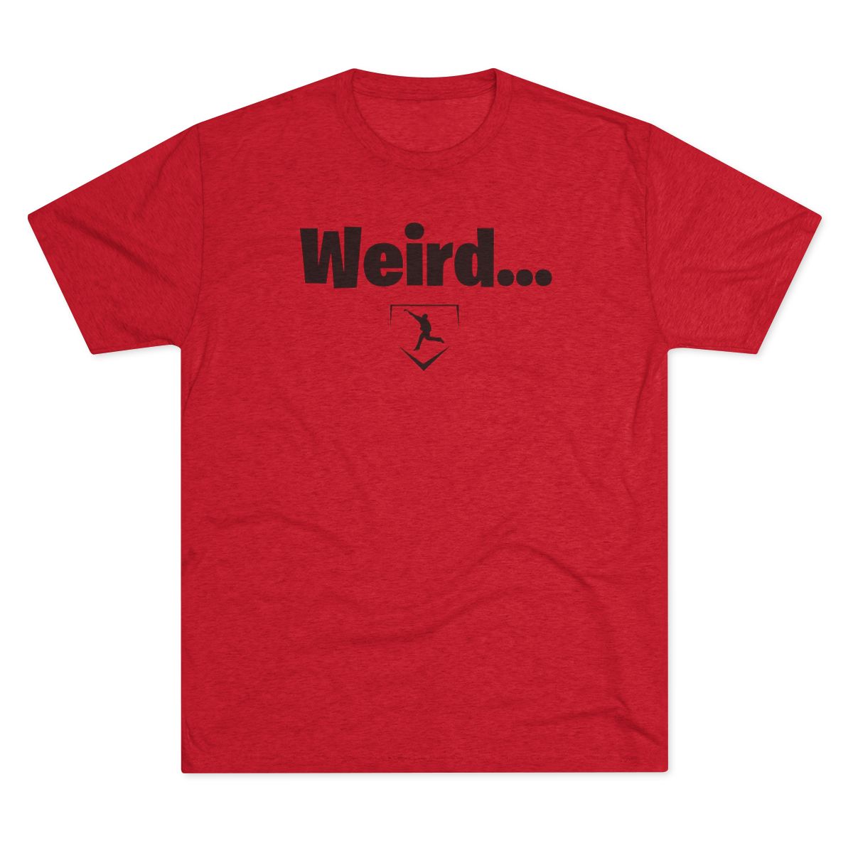 Weird Graphic Tee - Black Lettering