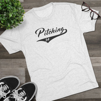 Pitching Graphic Tee - Black Lettering