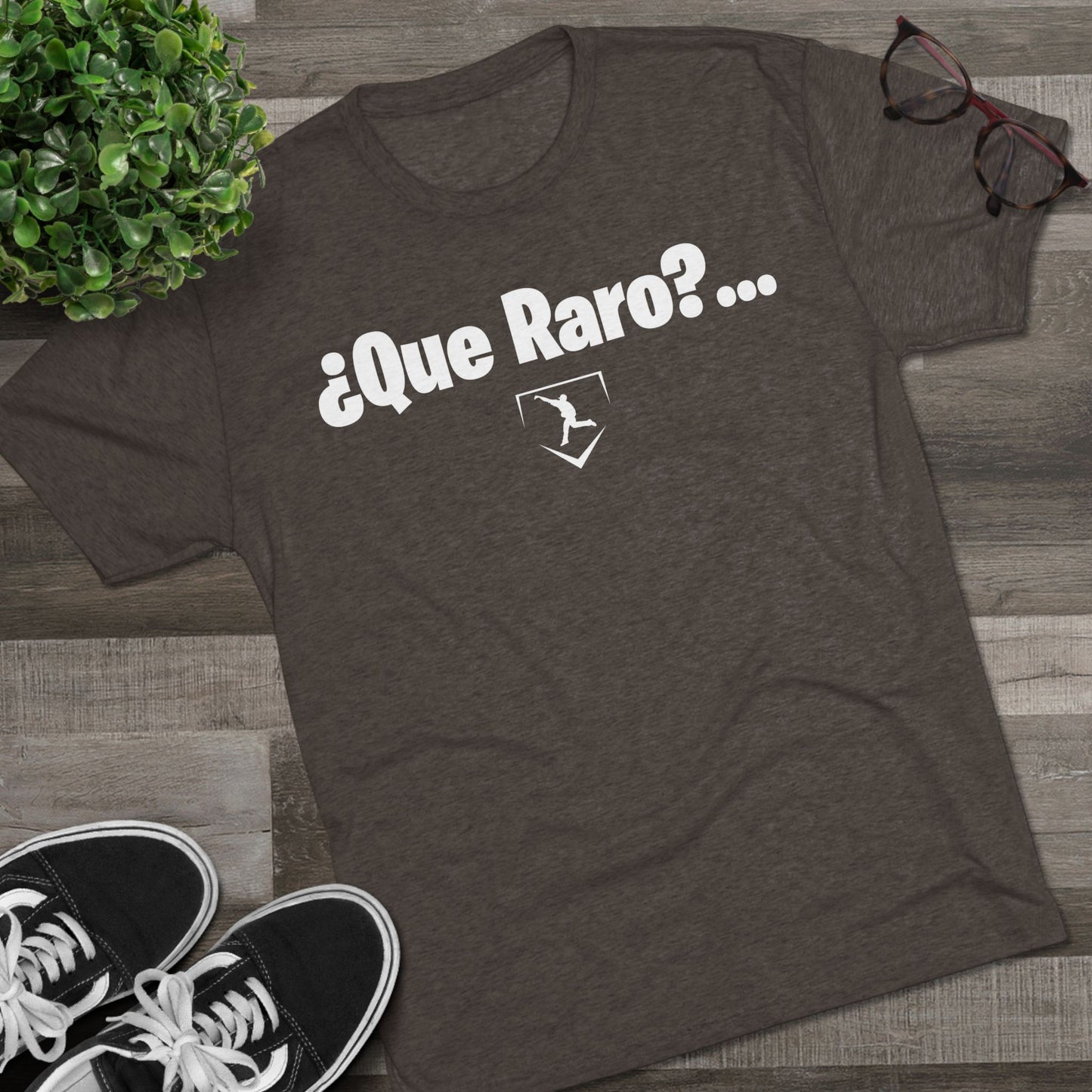 Que Raro Graphic Tee - White Lettering