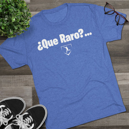 Que Raro Graphic Tee - White Lettering