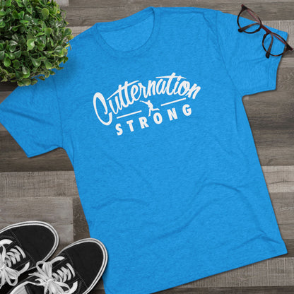 Logo | Cutternation Strong Graphic Tee - White Logo