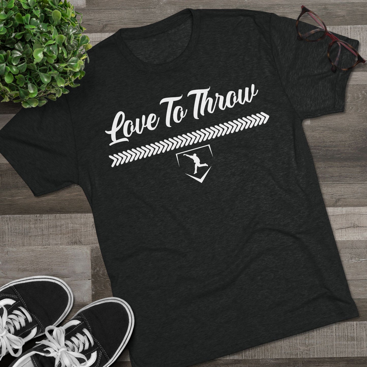 Love to Throw Graphic Tee - White Lettering