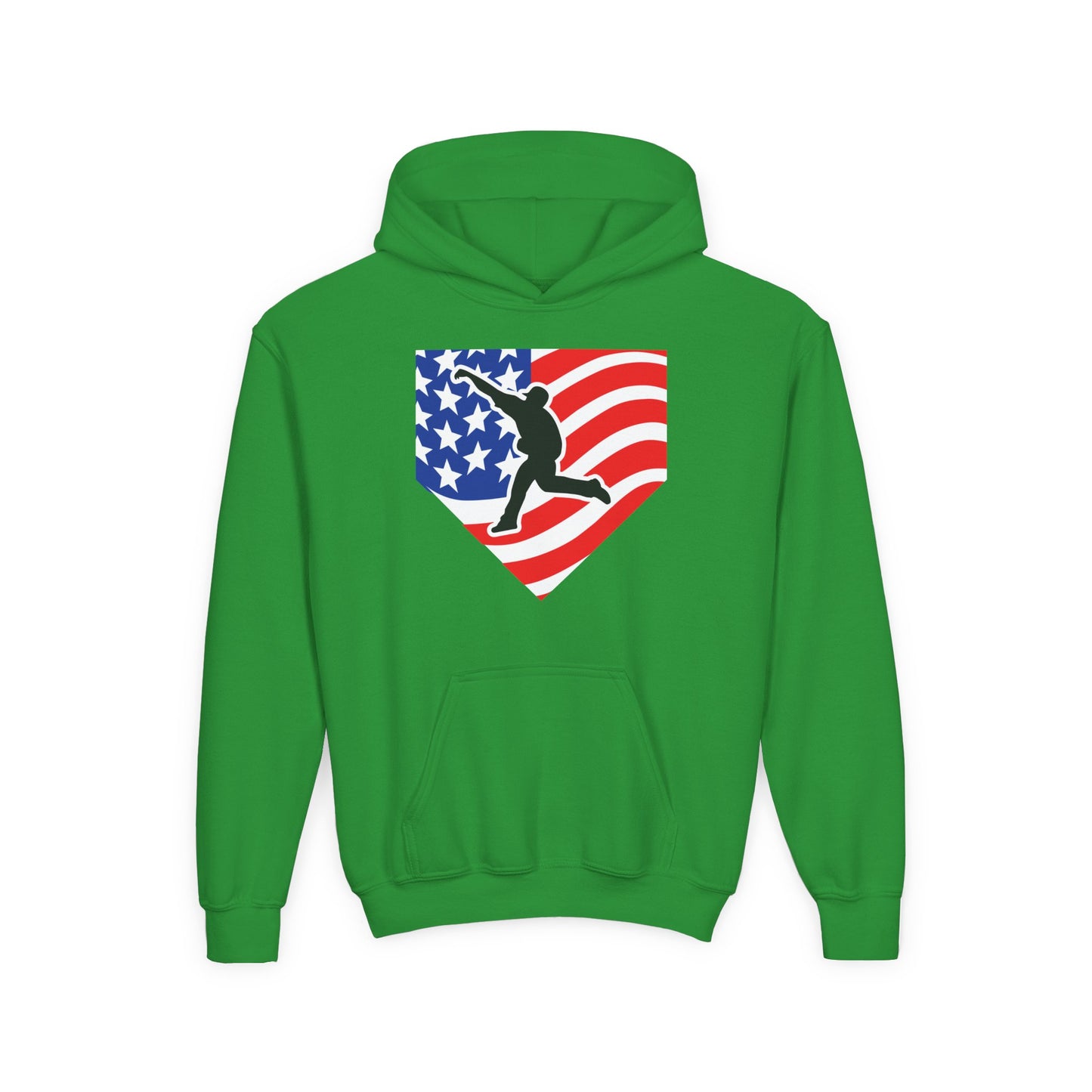 Youth | Logo American Flag Hoodie