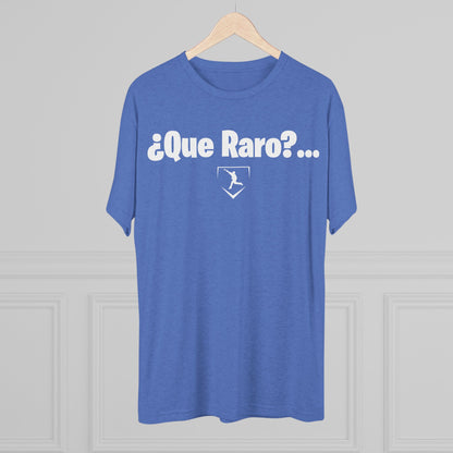 Que Raro Graphic Tee - White Lettering