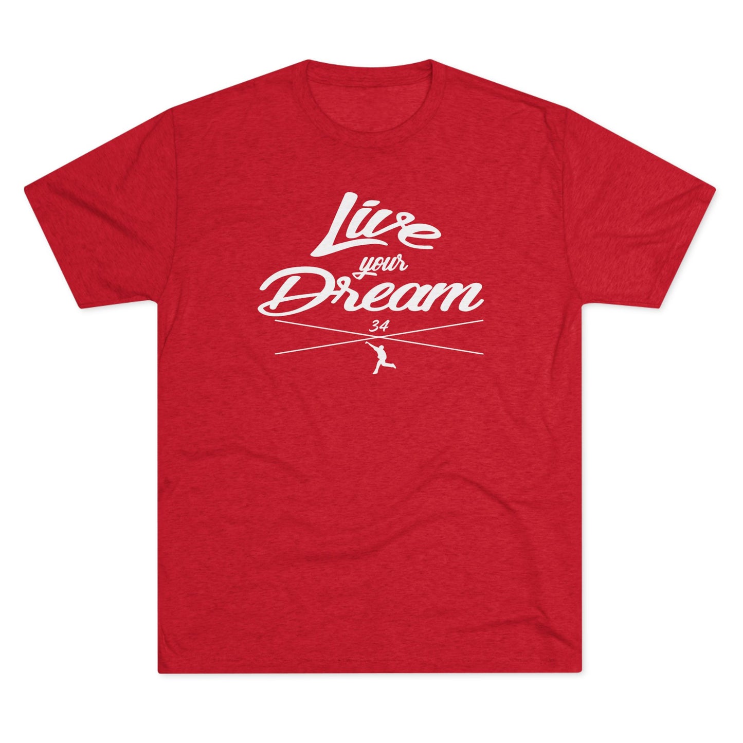 Live Your Dream Graphic Tee - White Lettering