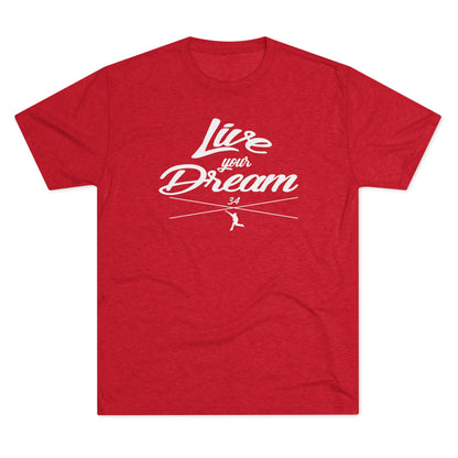 Live Your Dream Graphic Tee - White Lettering