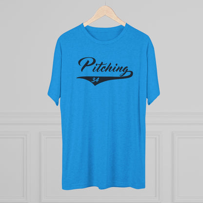 Pitching Graphic Tee - Black Lettering