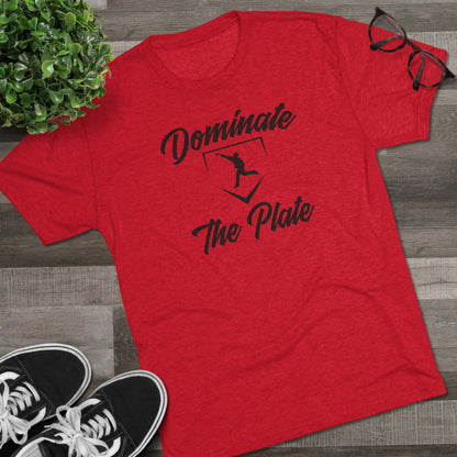 Dominate The Plate Graphic Tee - Black Lettering