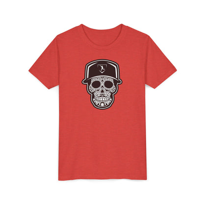 Youth | Day of the Dead | Black and White Skull Graphic Tee