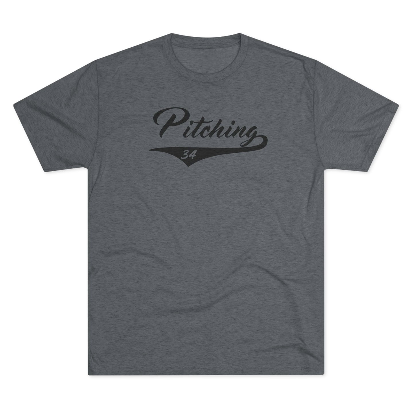 Pitching Graphic Tee - Black Lettering