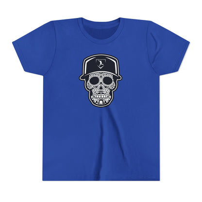 Youth | Day of the Dead | Black and White Skull Graphic Tee