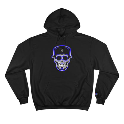 Day of the Dead | Black and Purple Skull Hoodie