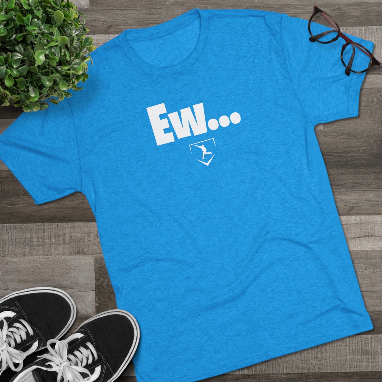 Ew Graphic Tee - White Lettering