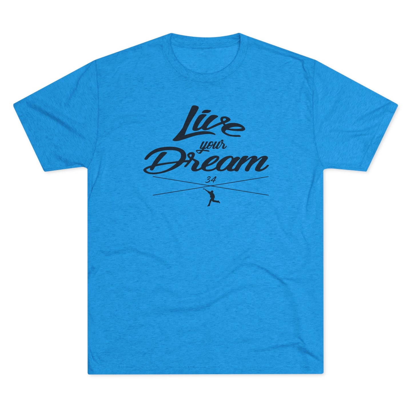 Live Your Dream Graphic Tee  - Black Lettering