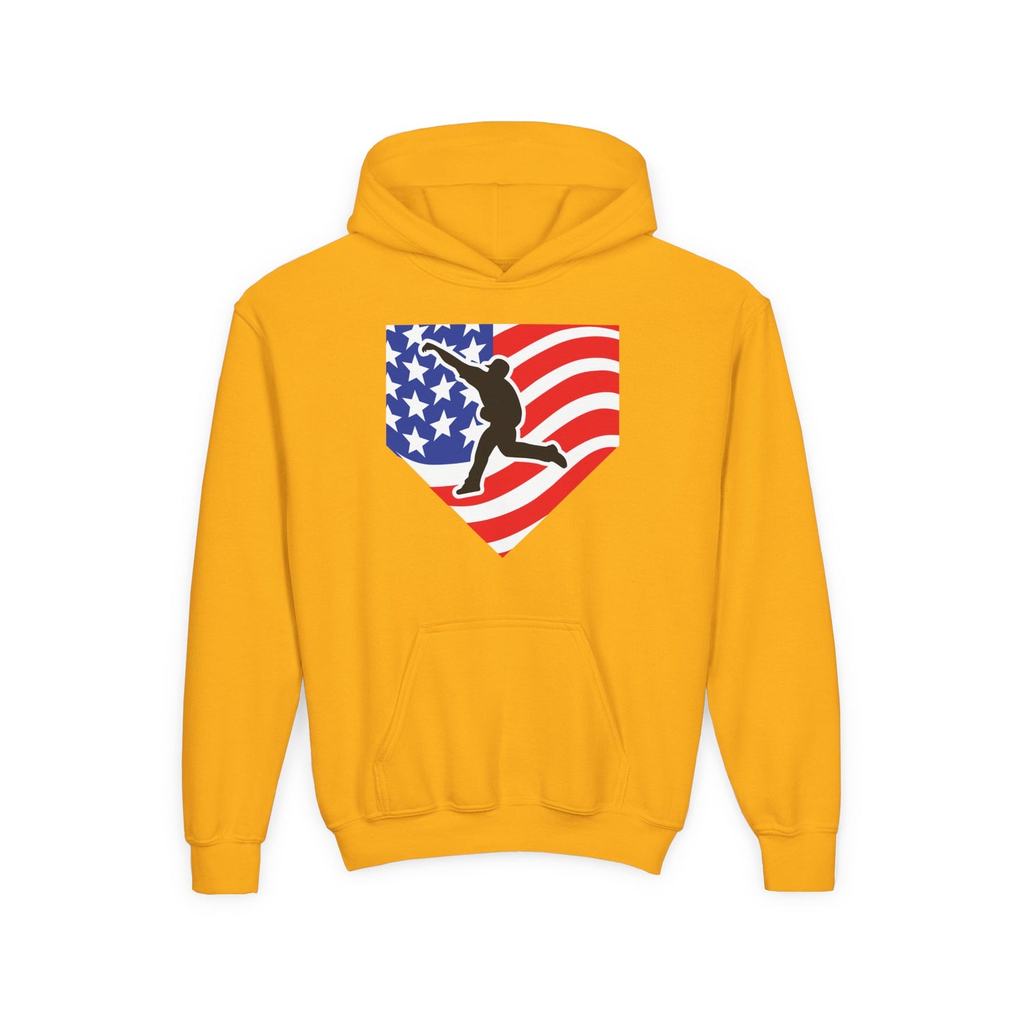 Youth | Logo American Flag Hoodie