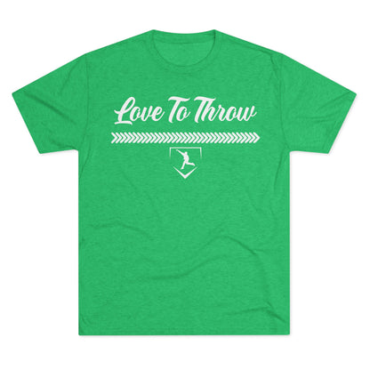 Love to Throw Graphic Tee - White Lettering