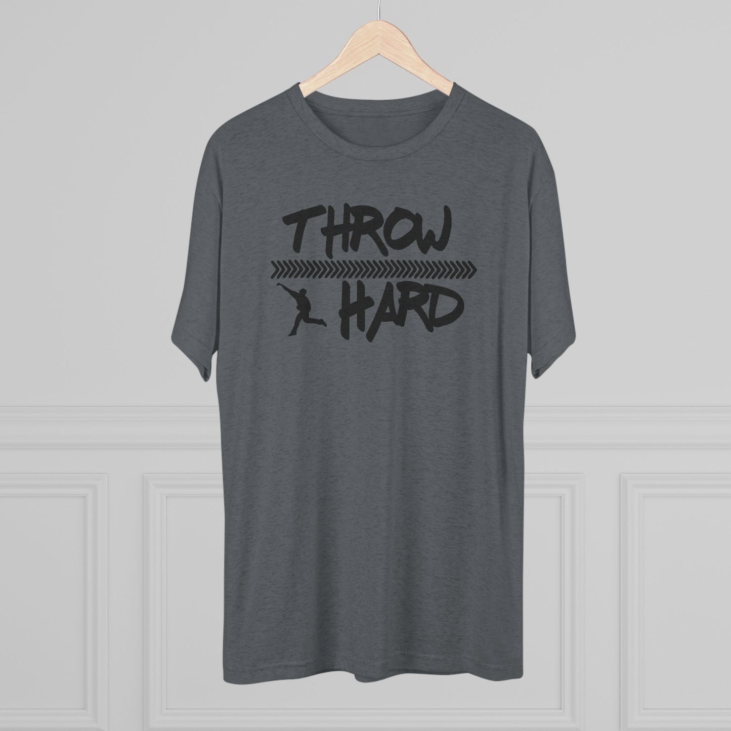 Throw Hard Graphic Tee - Black Lettering