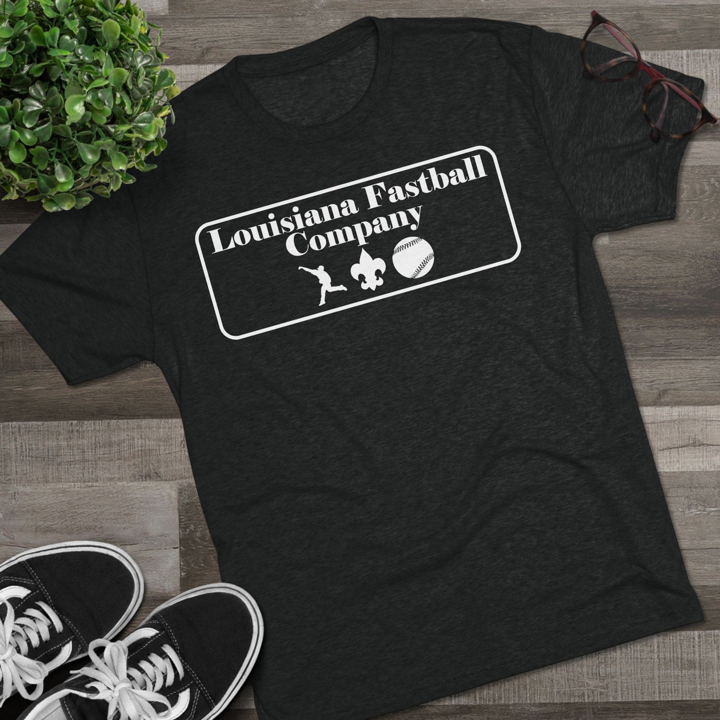 Louisiana Fastball Company Graphic Tee - White Lettering