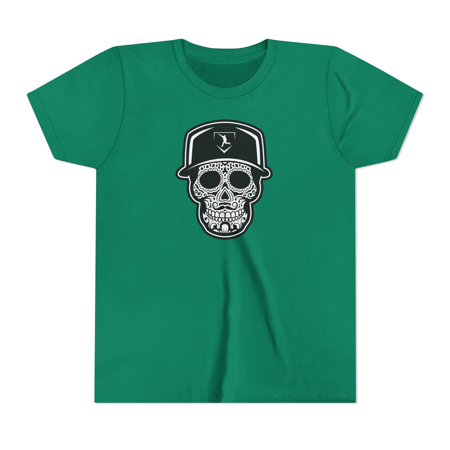 Youth | Day of the Dead | Black and White Skull Graphic Tee