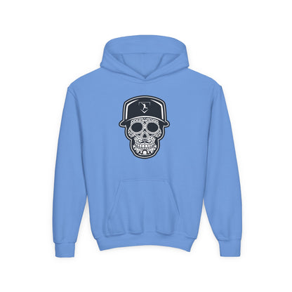 Youth | Day of the Dead | Black and White Skull Hoodie