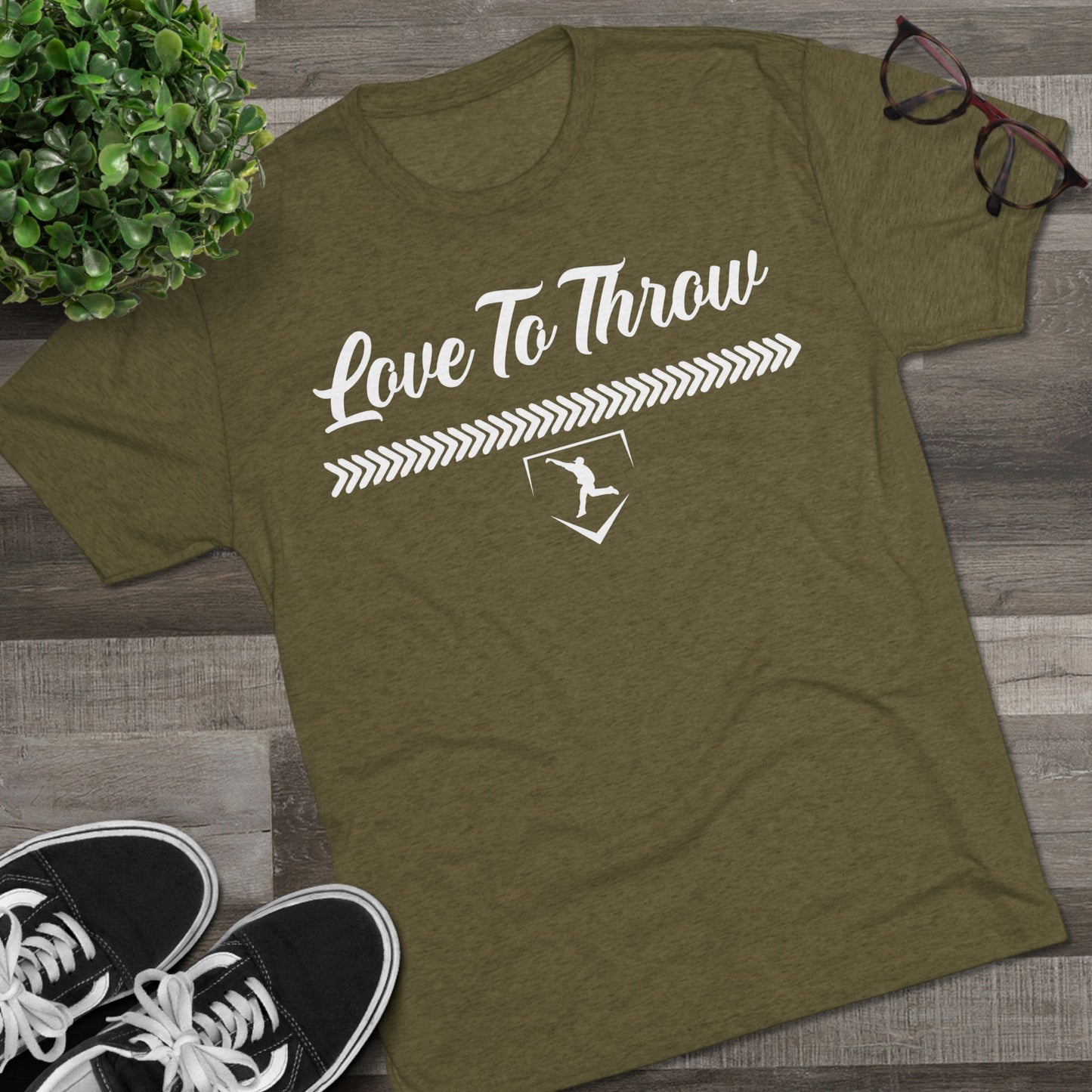 Love to Throw Graphic Tee - White Lettering