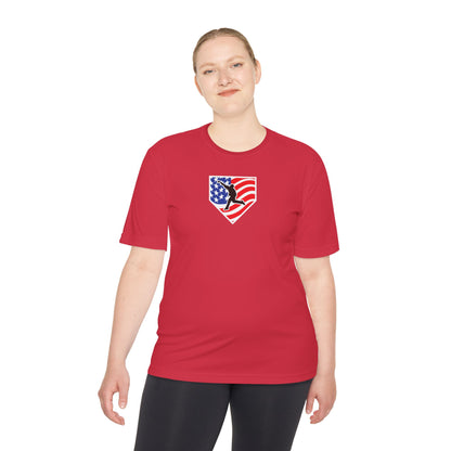 Logo | Home Plate American Flag Performance Tee