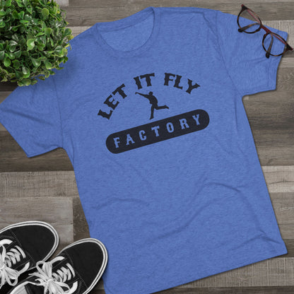 Let It Fly Factory Graphic Tee - Black Lettering