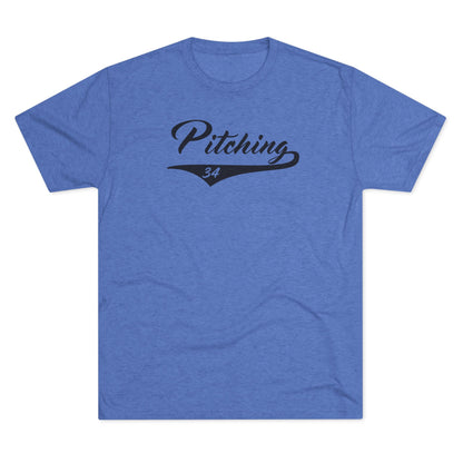 Pitching Graphic Tee - Black Lettering