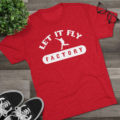 Let It Fly Factory Graphic Tee - White Lettering