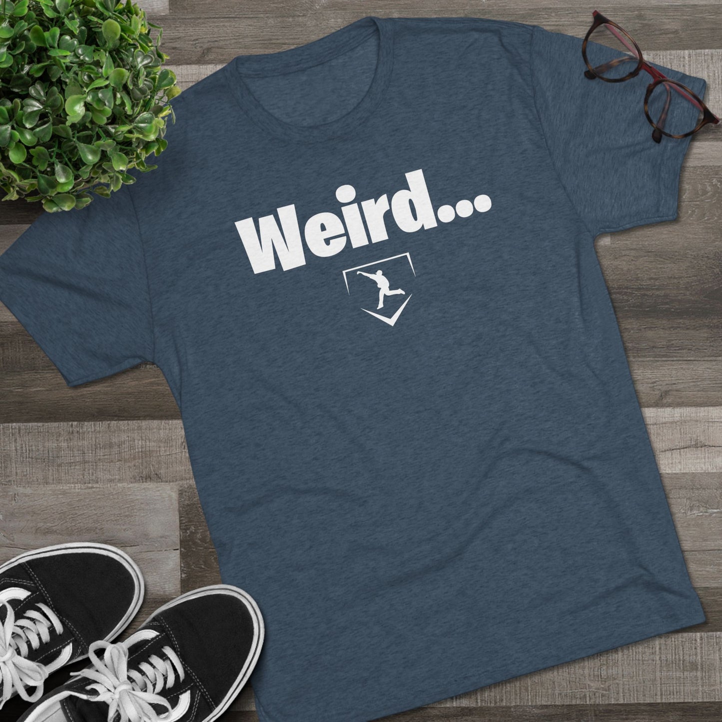 Weird Graphic Tee - White Lettering