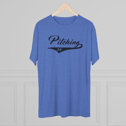 Pitching Graphic Tee - Black Lettering