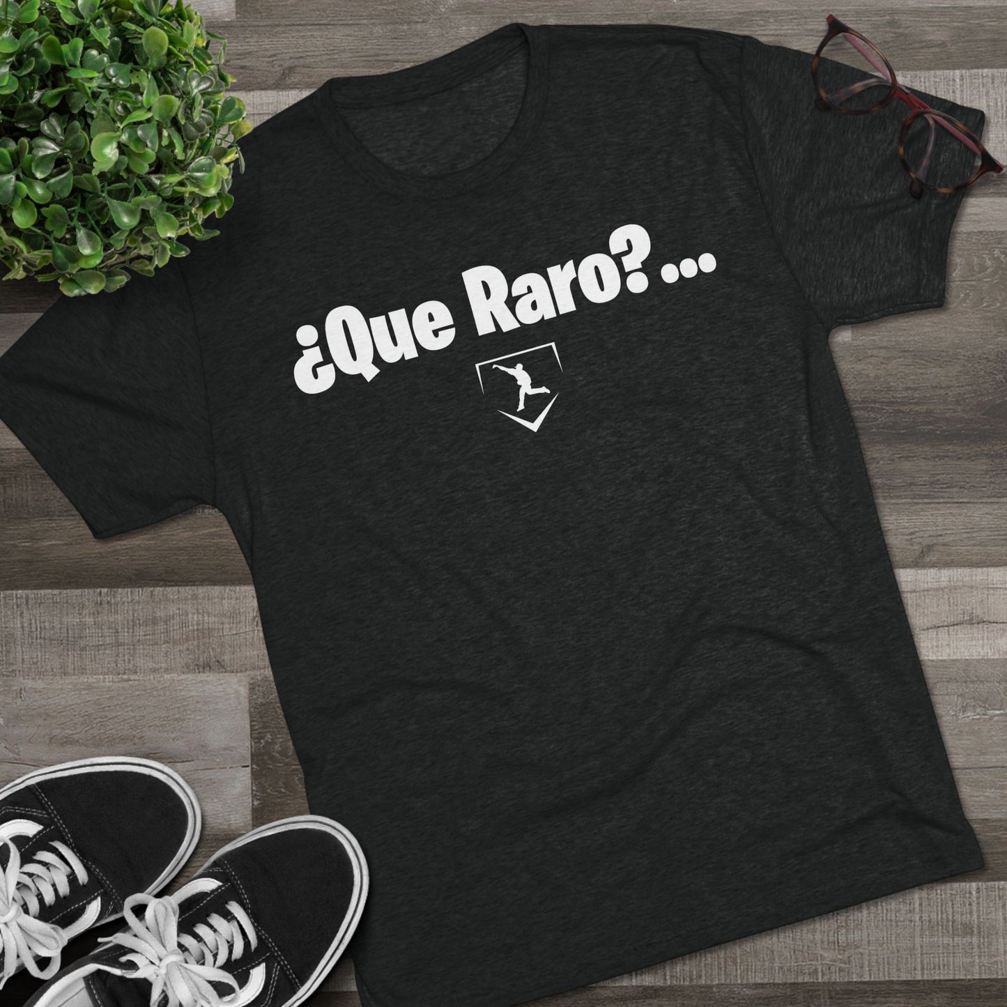 Que Raro Graphic Tee - White Lettering